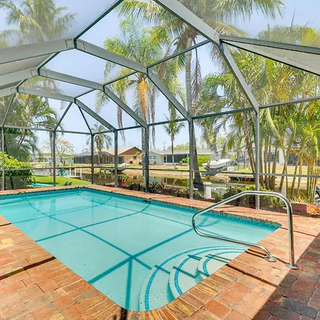 Boat Dock And Ten Mile Canal Access Fort Myers Home